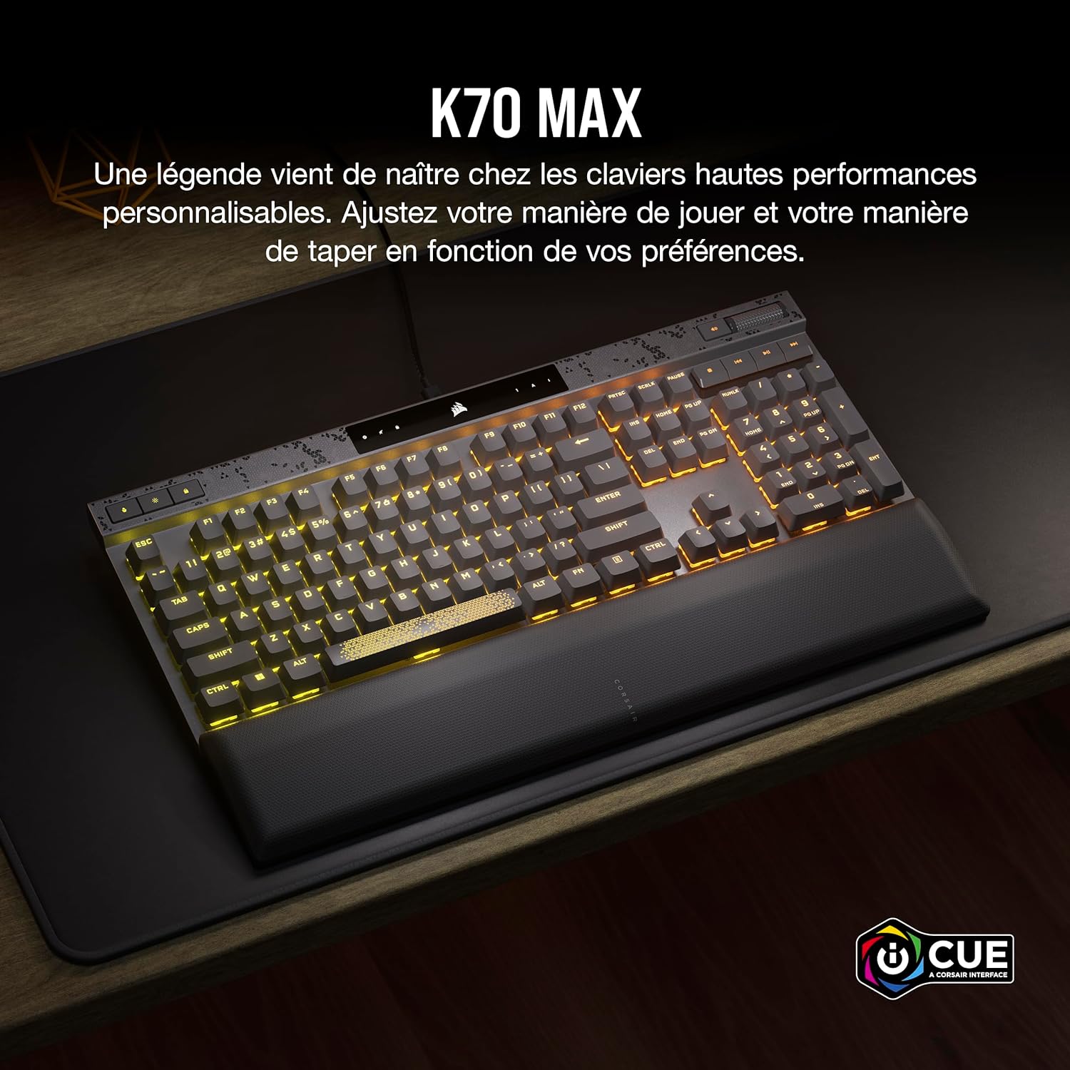 avis et comparatif Corsair K70 Max