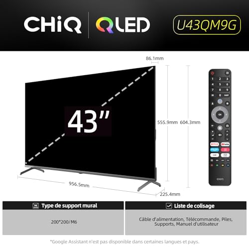 avis et comparatif CHIQ U43QM9G