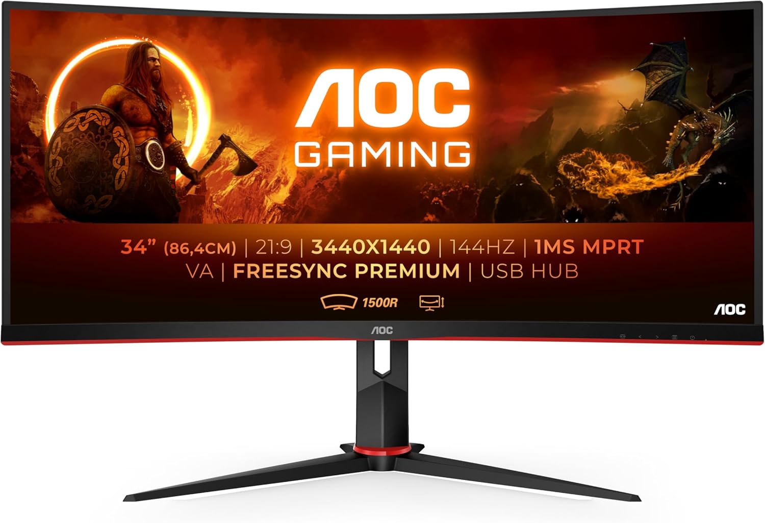 AOC Écran gamre CU34G2X